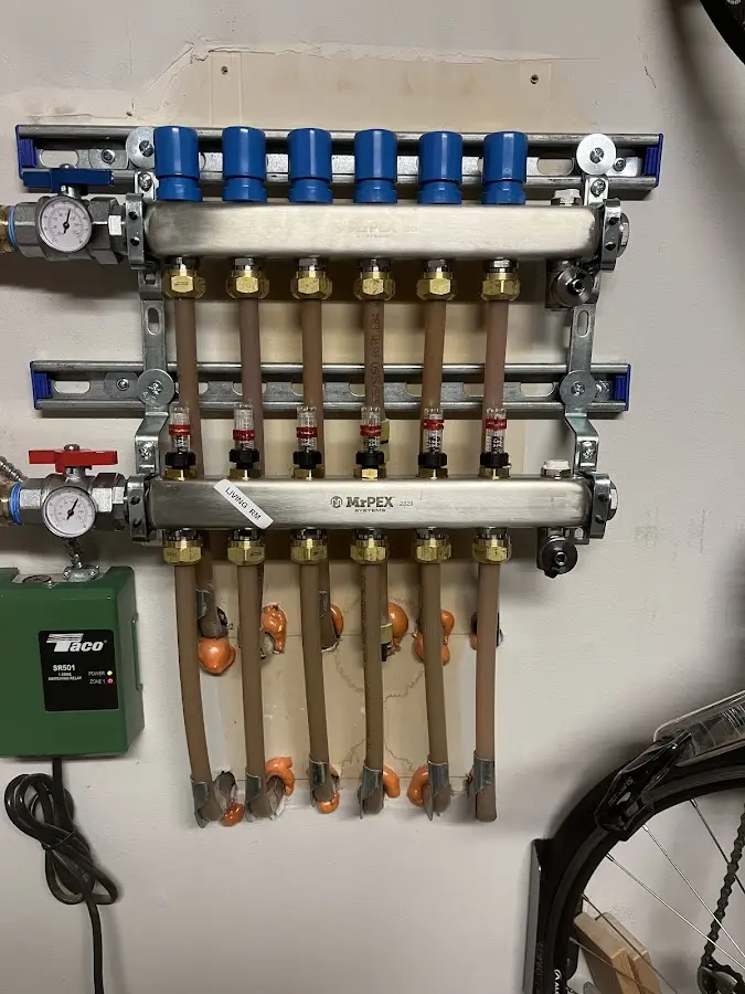 Plumber performing Leak Detection at a residential property in Hempfield